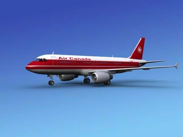 Airbus A320 Air Canada 1 3D model