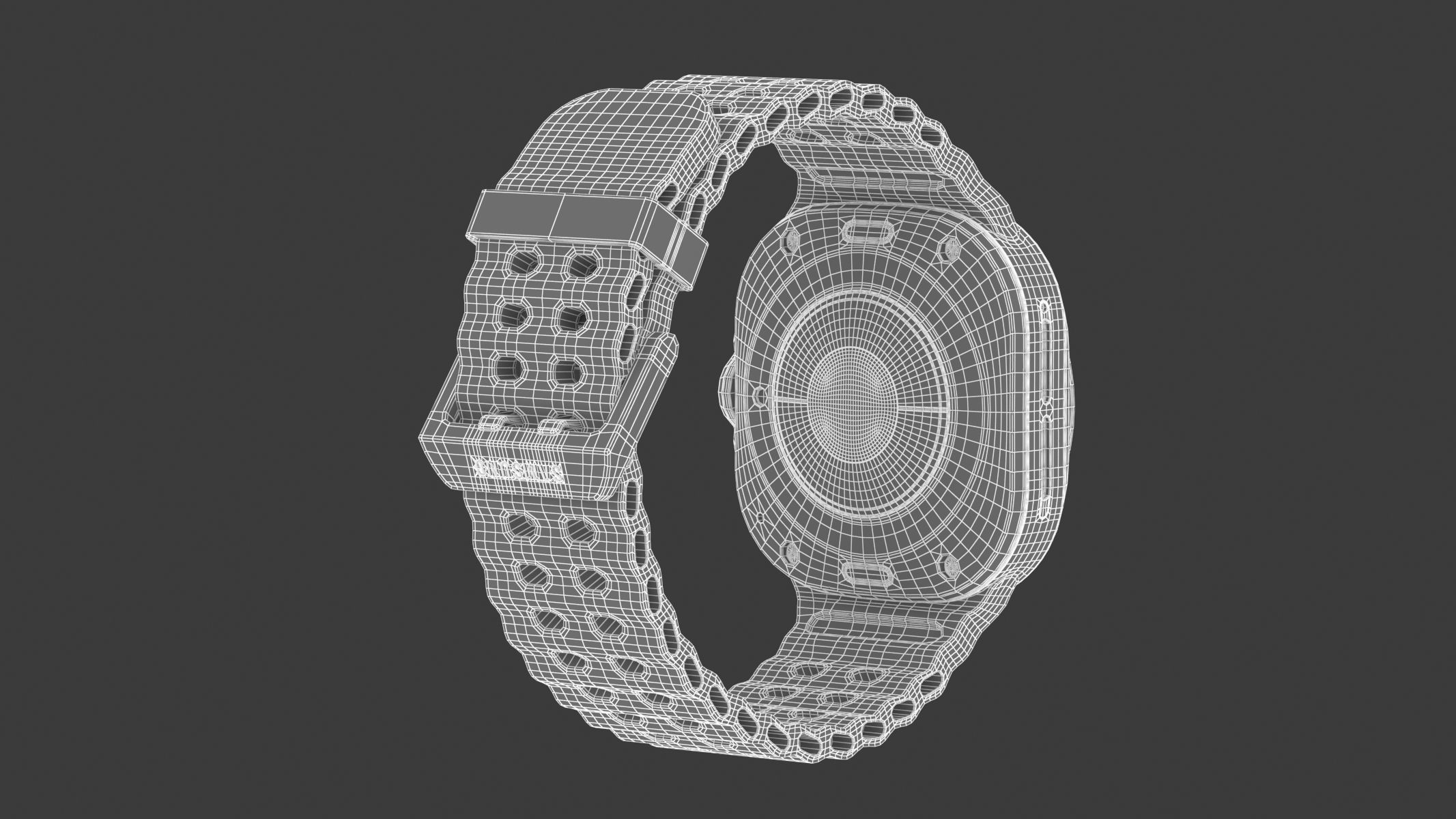 Samsung Galaxy Watch Ultra Titanium Gray 3D model_15