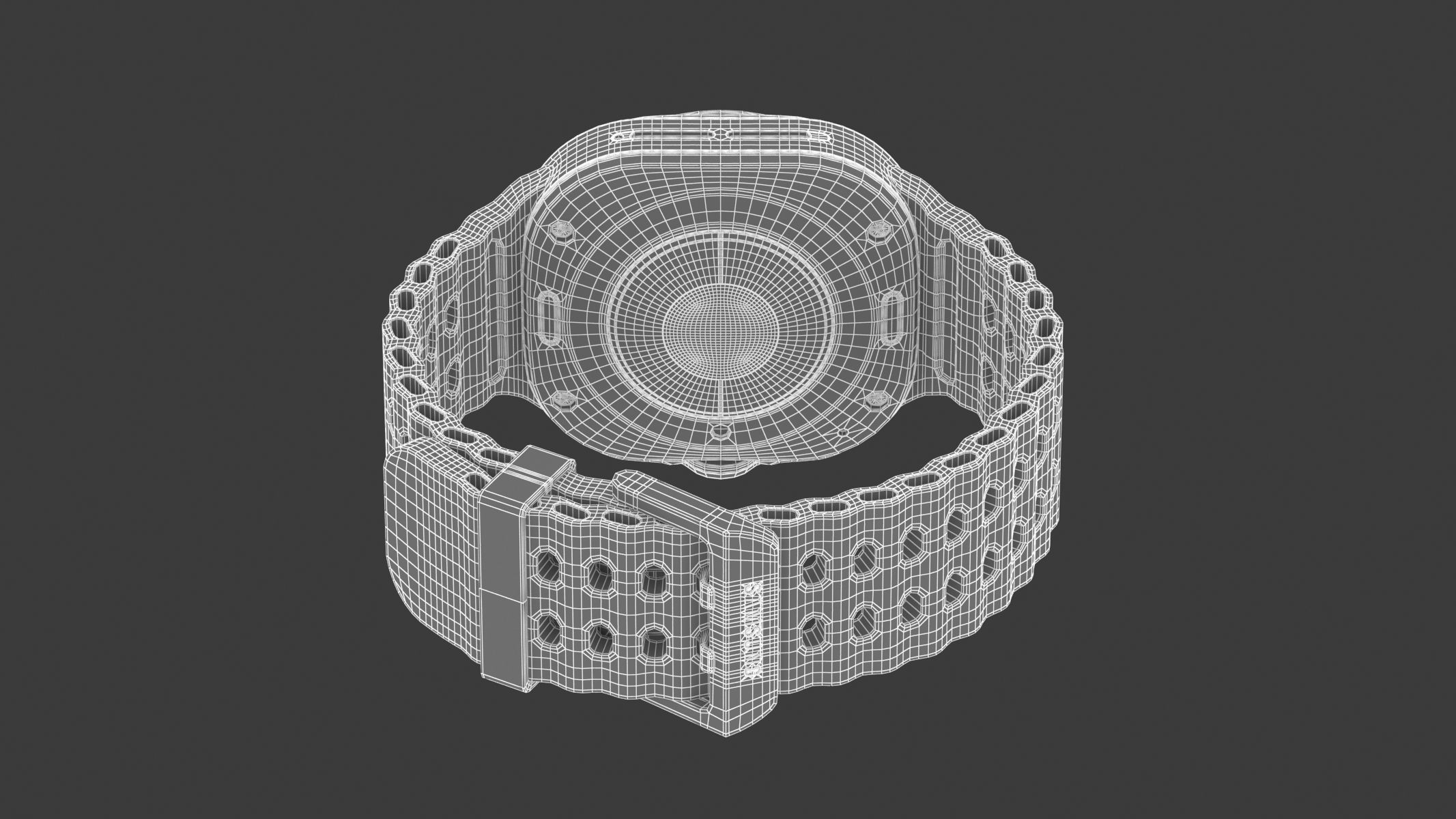 Samsung Galaxy Watch Ultra Titanium Gray 3D model_18