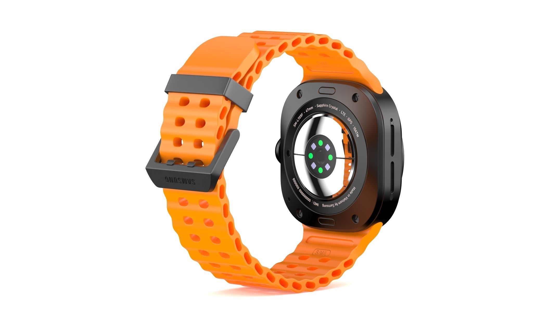 Samsung Galaxy Watch Ultra Titanium Gray 3D model_5