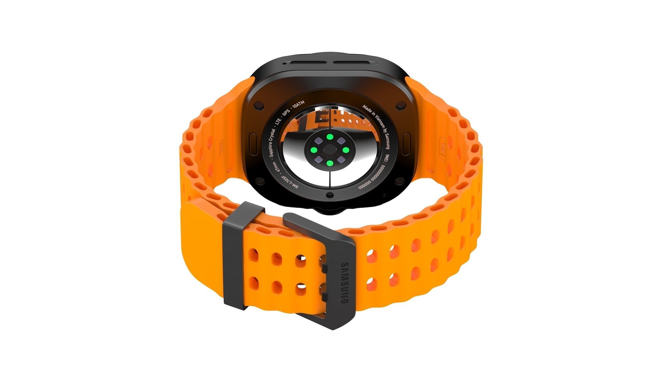 Samsung Galaxy Watch Ultra Titanium Gray 3D model_8