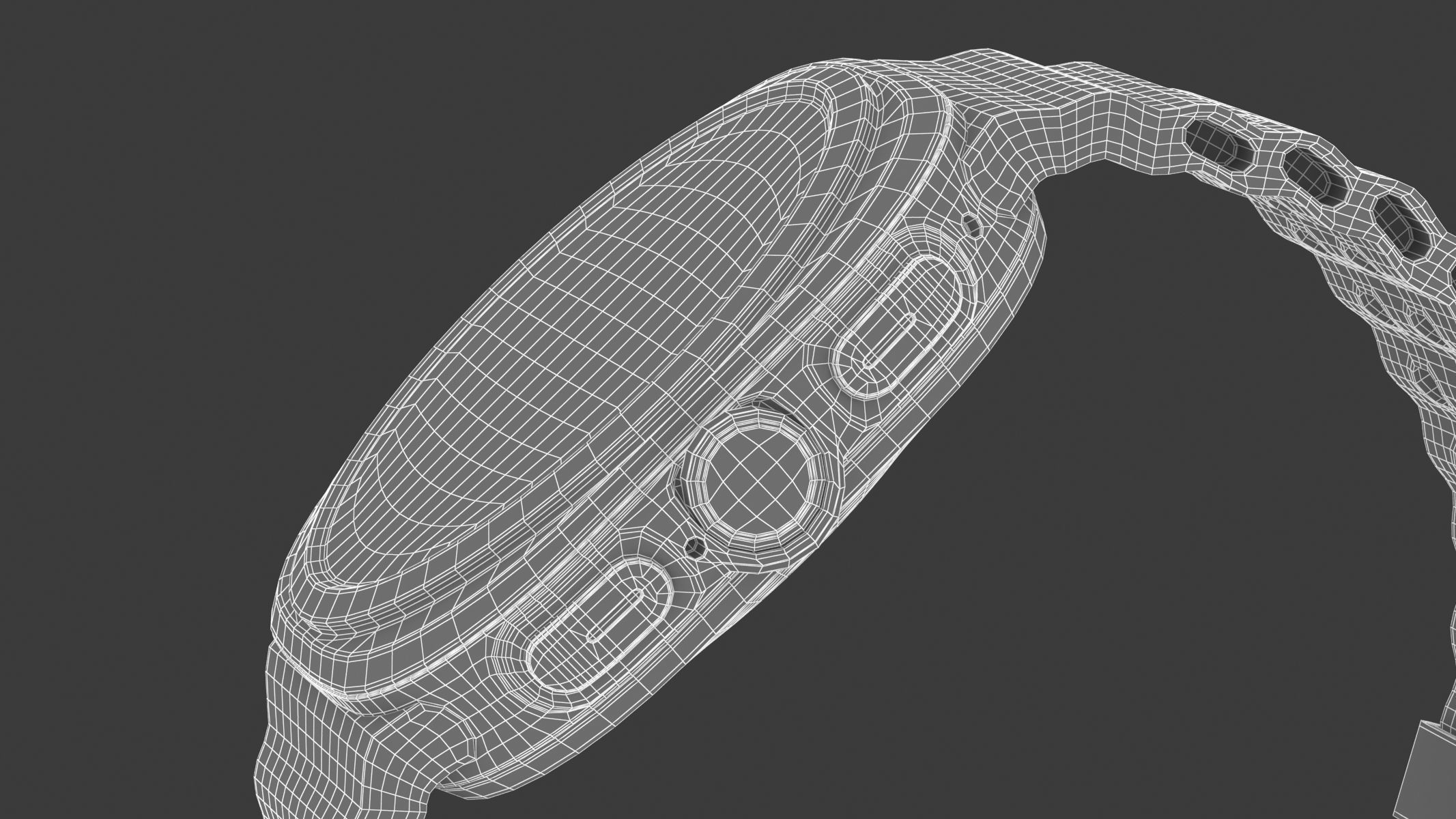 Samsung Galaxy Watch Ultra Titanium White 3D model_16