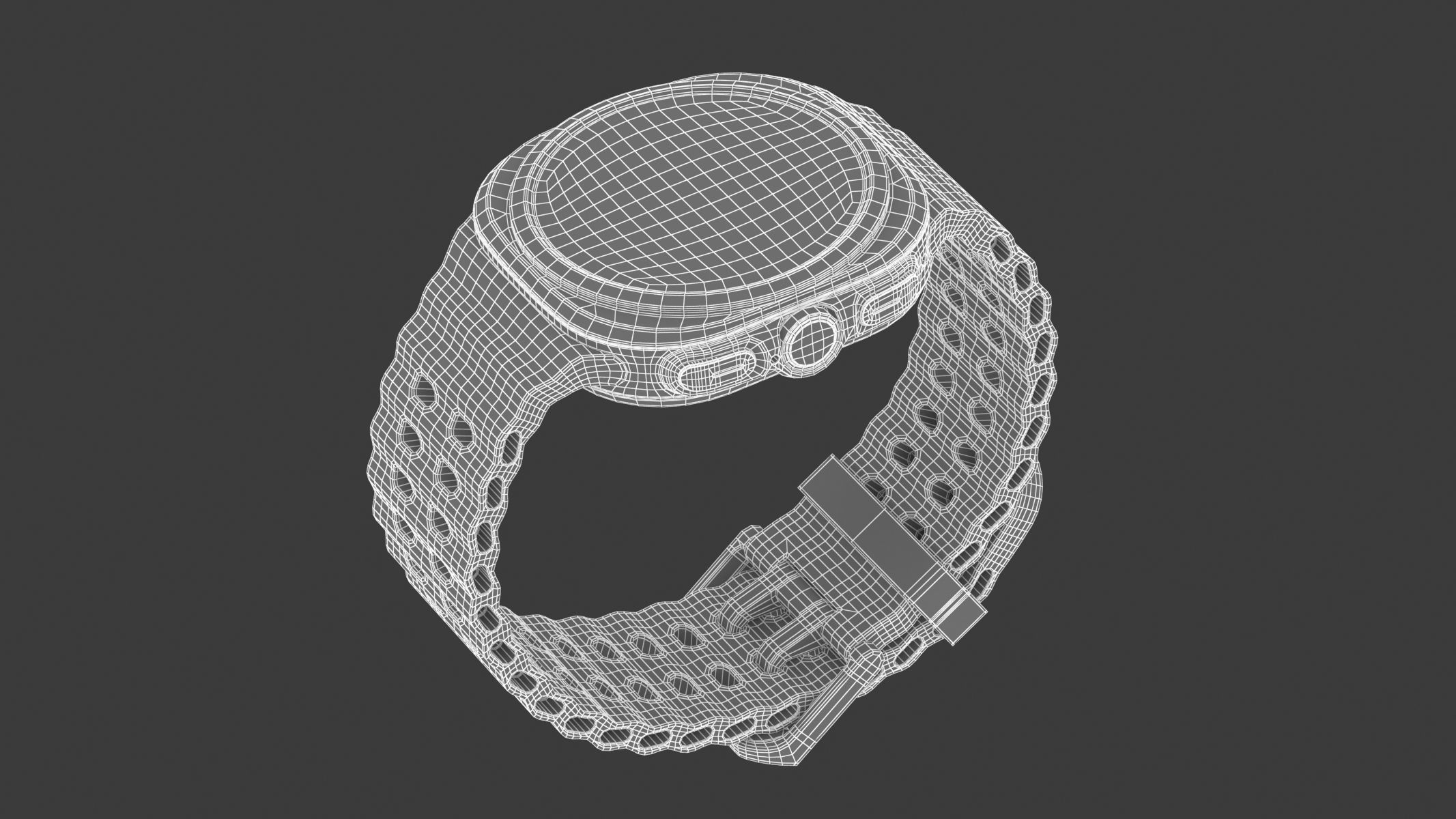 Samsung Galaxy Watch Ultra Titanium White 3D model_19