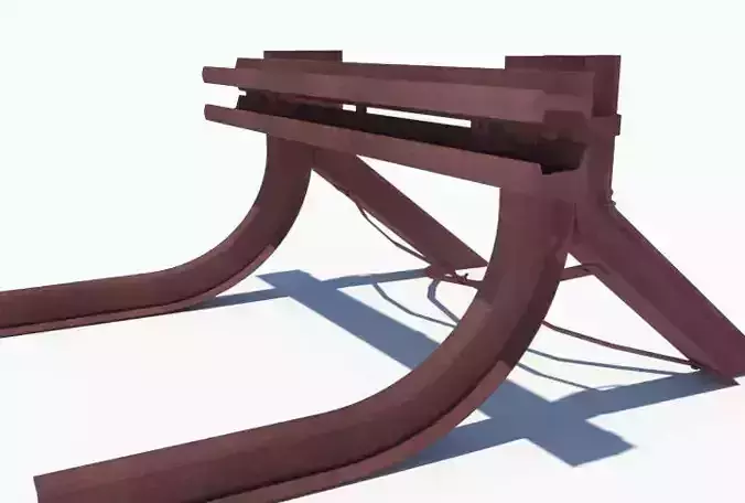 Buffer Stop railway 3D model