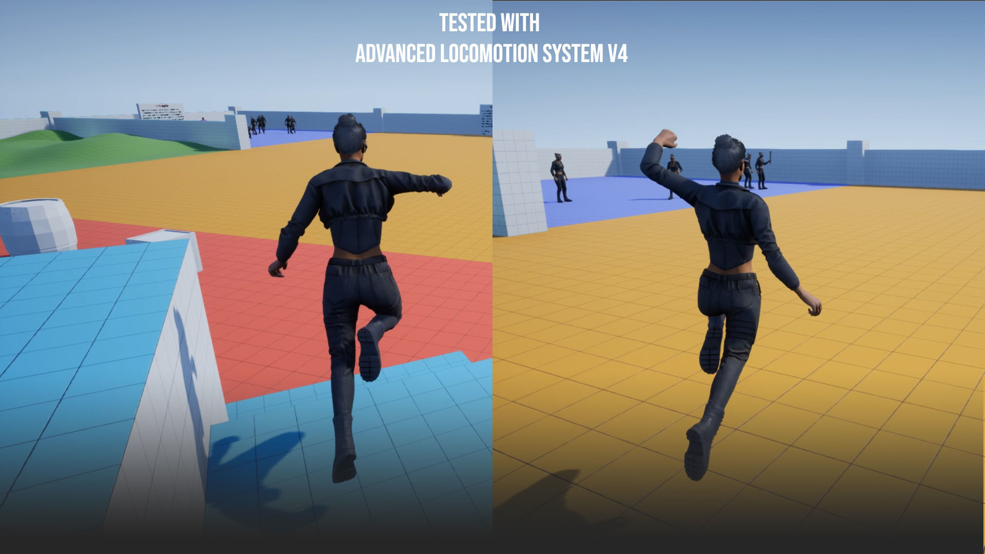 Modular Girl 01 Low-poly 3D model_17