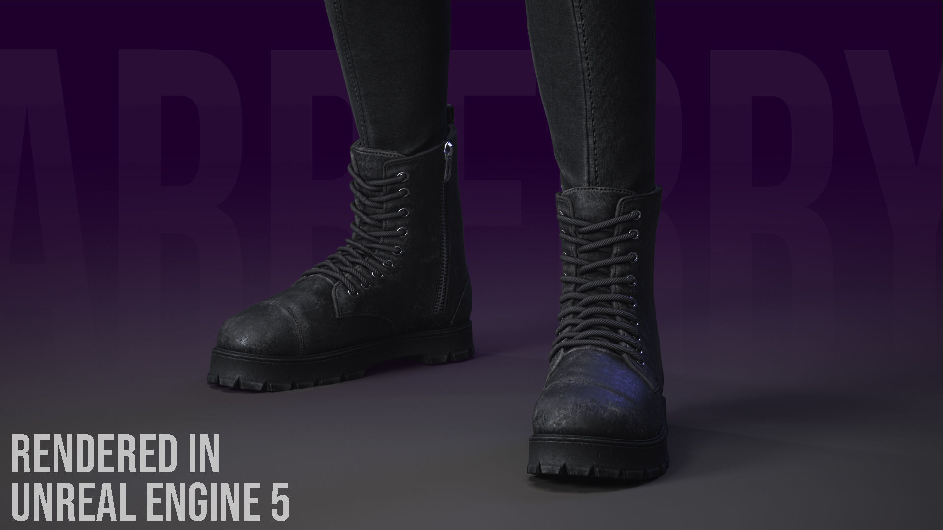 Modular Girl 01 Low-poly 3D model_12