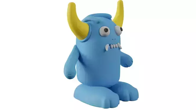 Clay Monster 3D model