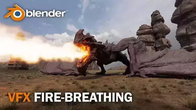 Free VDB Flamethrower VFX Free 3D model