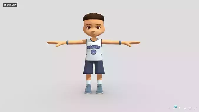 Sports Basket ball Player Boy