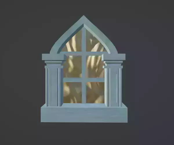 Blender Window Vintage Blue Classic Architecture Glass Church
