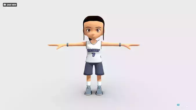 Sports Basket ball Player Girl