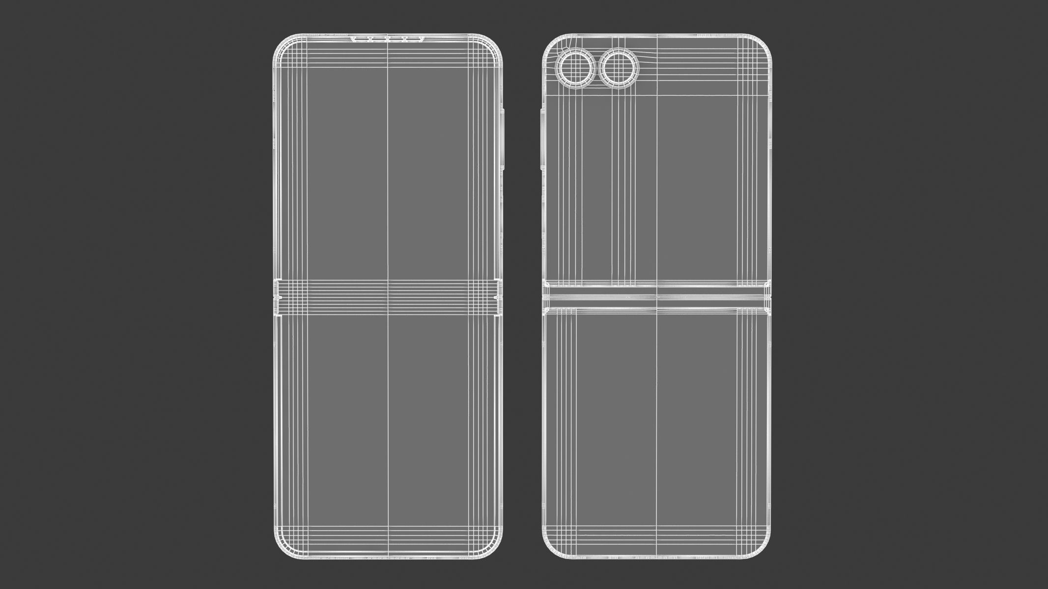 Samsung Galaxy Z Flip6 Silver Shadow 3D model_10
