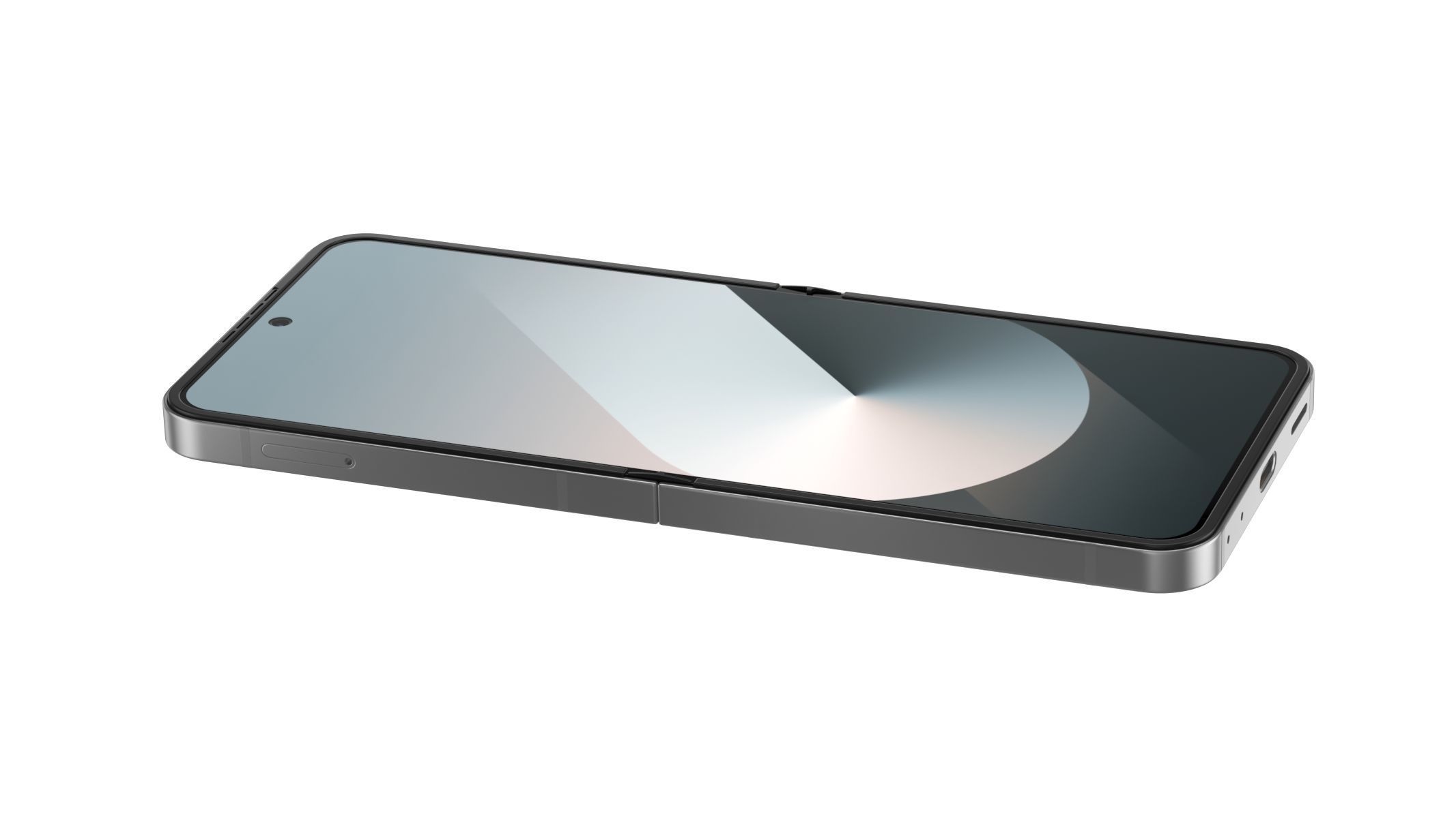 Samsung Galaxy Z Flip6 Silver Shadow 3D model_4