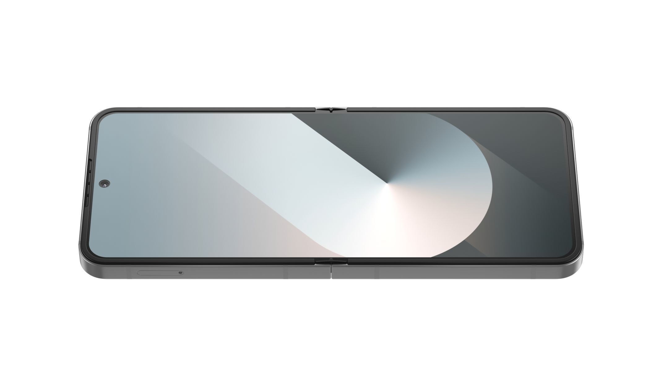 Samsung Galaxy Z Flip6 Silver Shadow 3D model_3