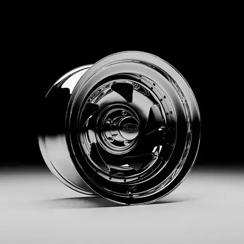 US Wheel 26 Series Chrome Blade 3D model
