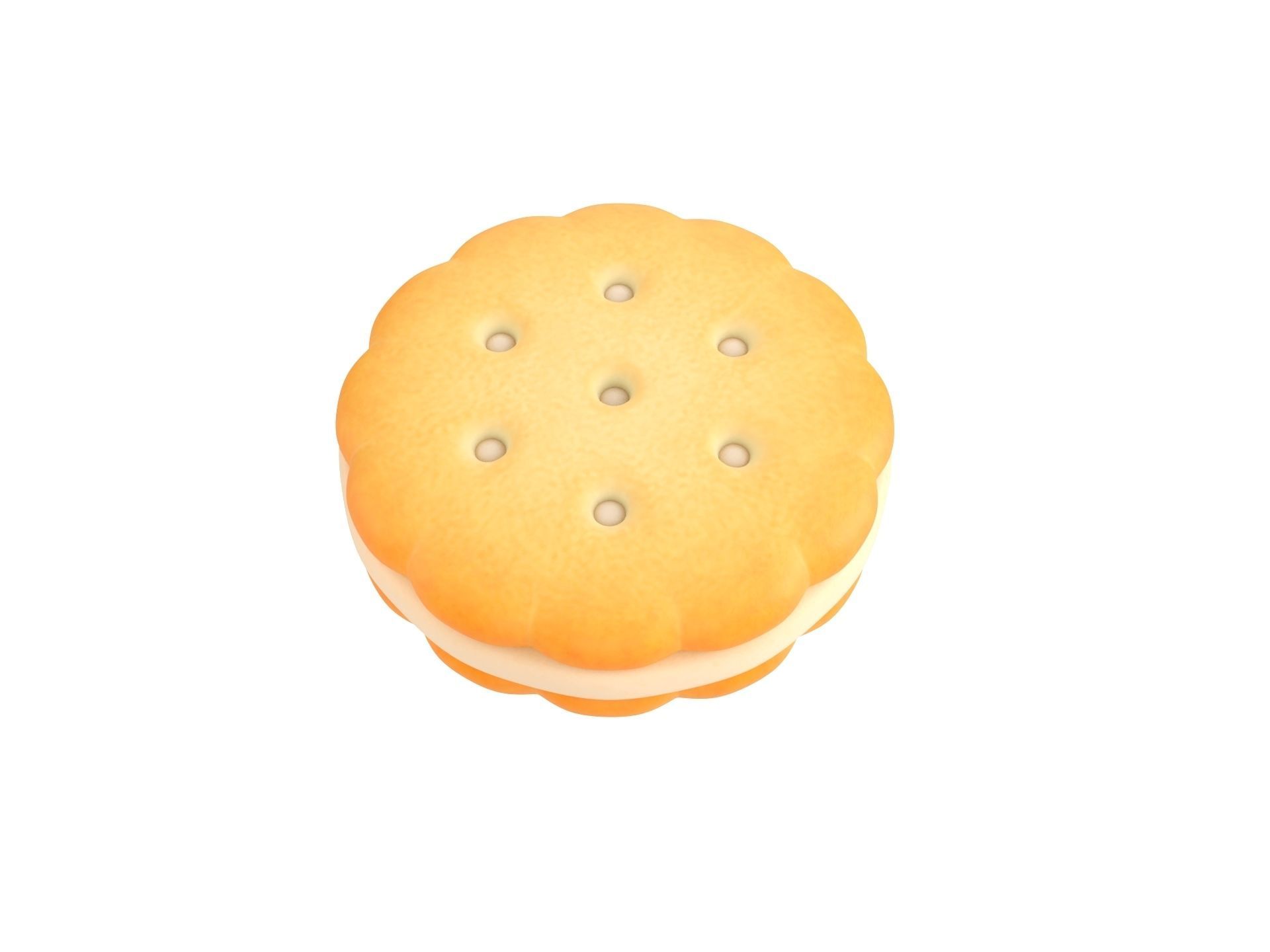 Sandwich Cracker 3D model_1