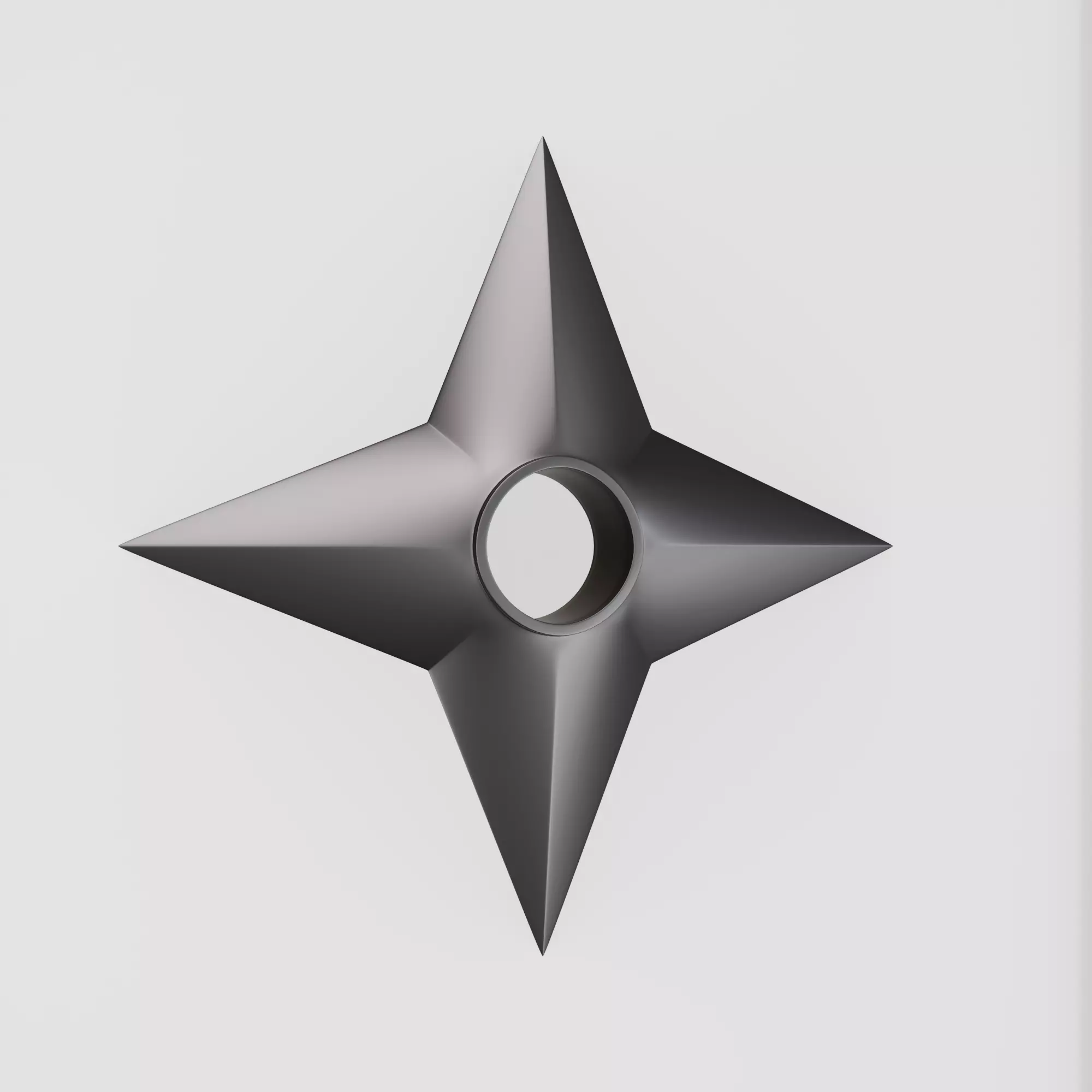 Shuriken ninja throwing knife 1 3D print model