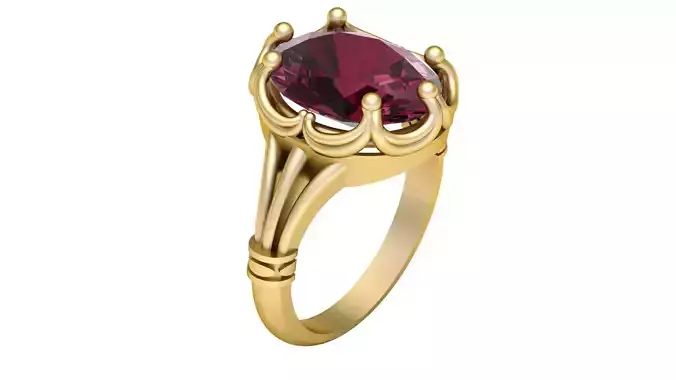 Women Fashion Ring 3d Printable Model