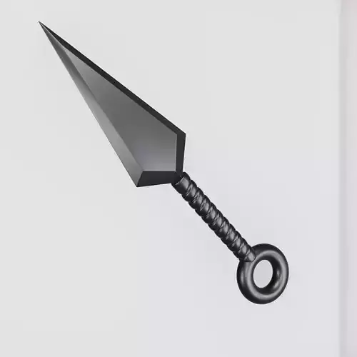 Kunai ninja throwing knife  3D print model