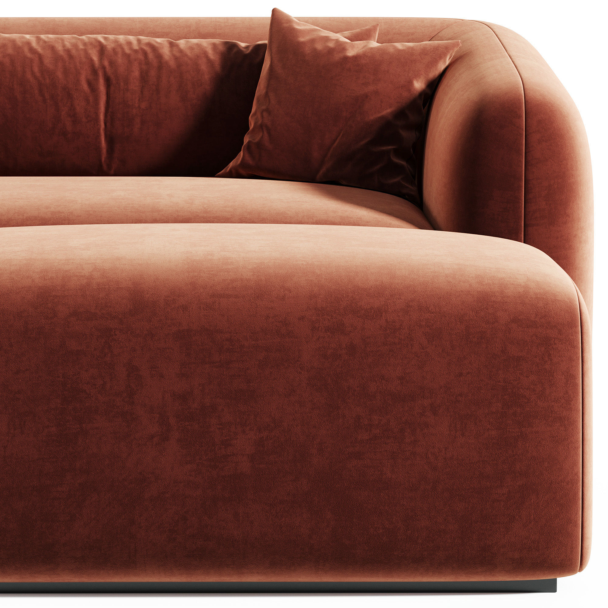 Mitchell sofa with ottoman 3D model_4