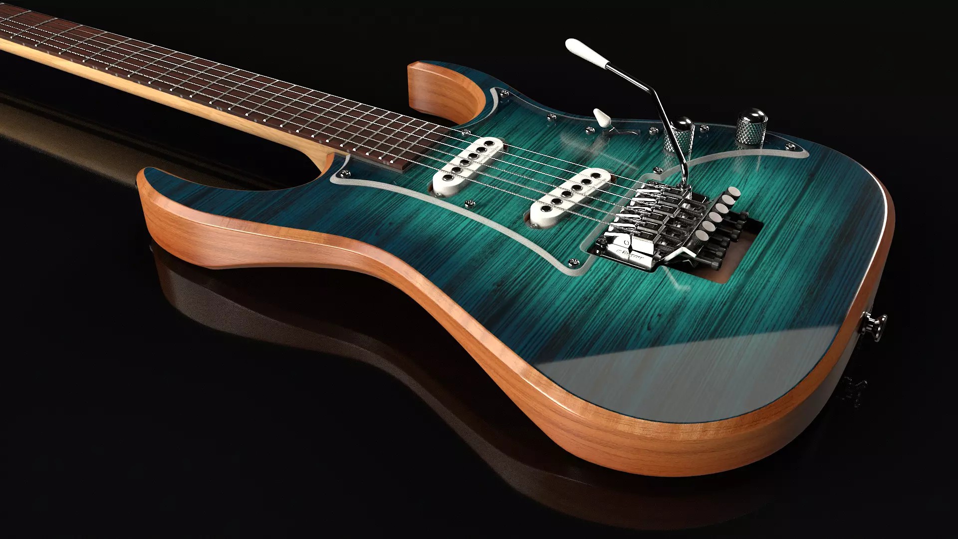 Ibanez Electric Guitar 3D model