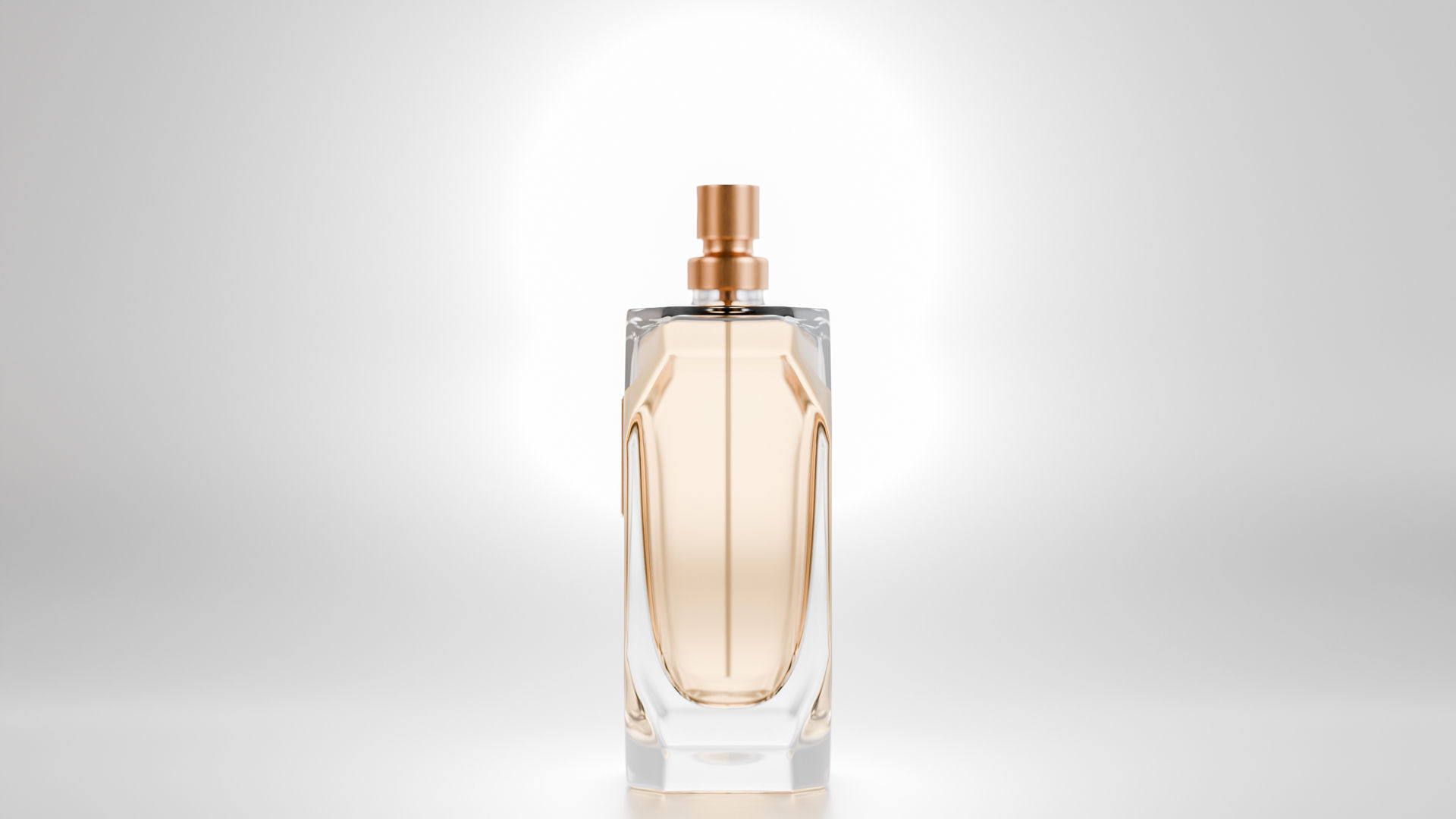 Elegant bottle perfume design Low-poly 3D model_6