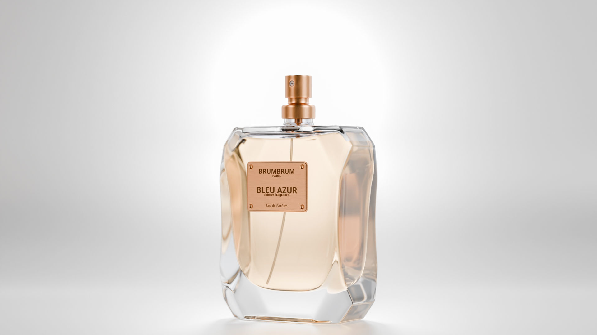 Elegant bottle perfume design Low-poly 3D model_12