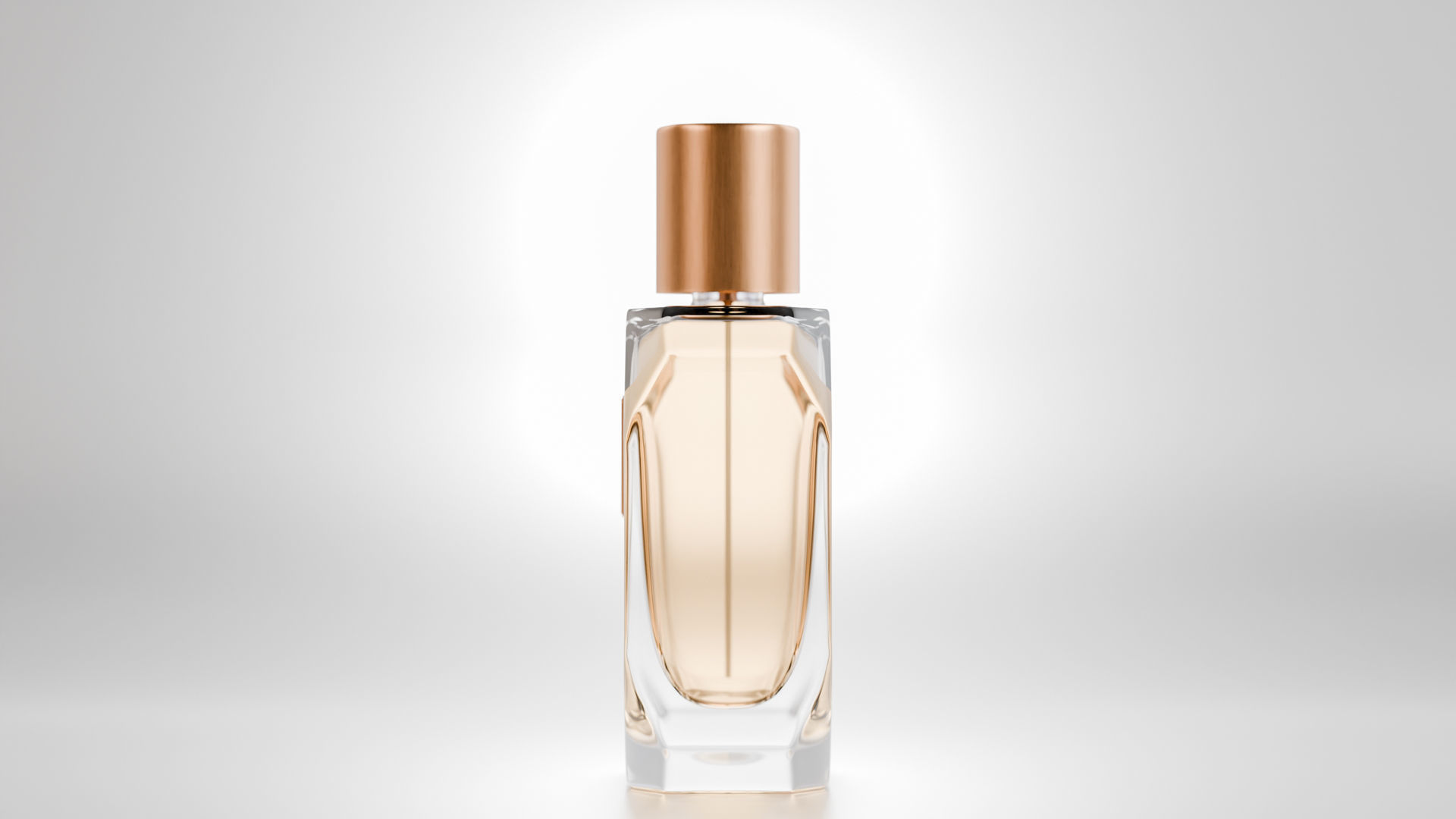 Elegant bottle perfume design Low-poly 3D model_4