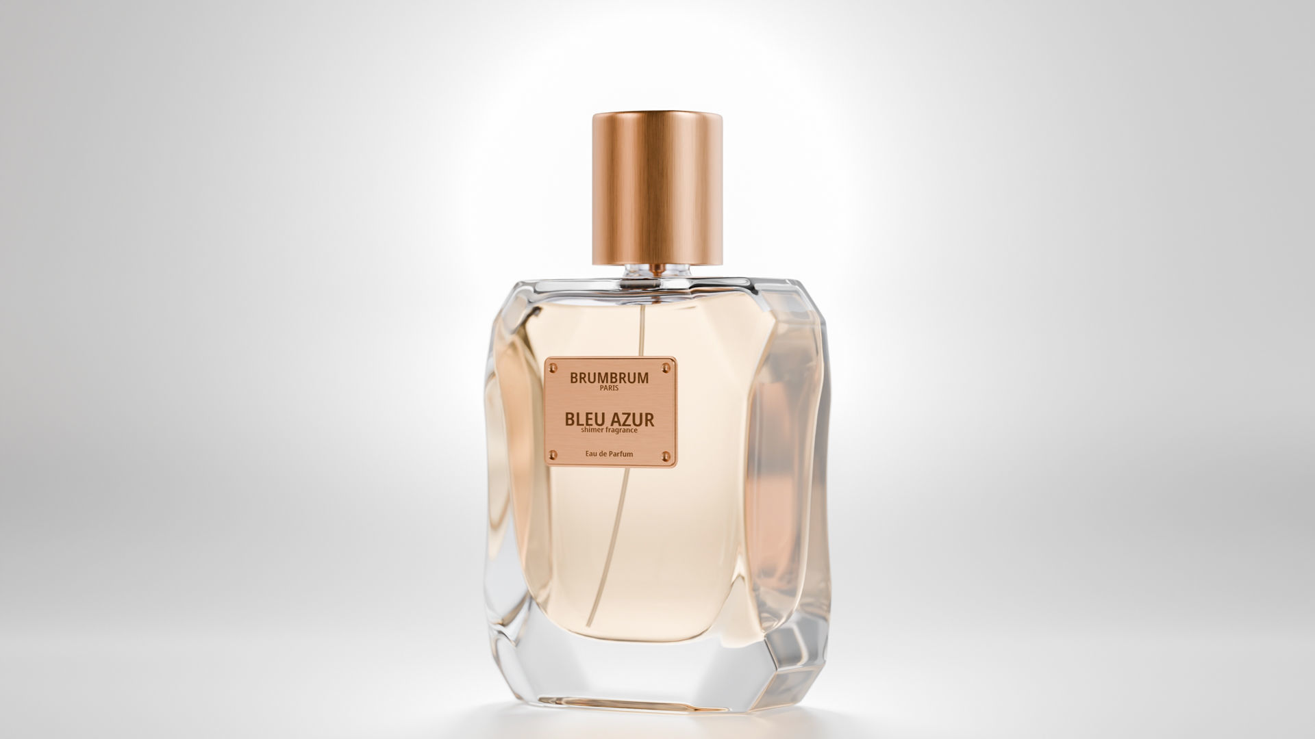 Elegant bottle perfume design Low-poly 3D model_10