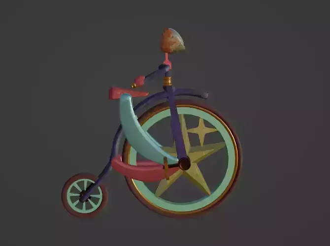 Blender Bike Circus Fantasy Vintage Toy
