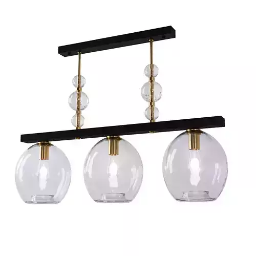 Chandelier Geometric Colorglass SKU 12101 Free 3D model