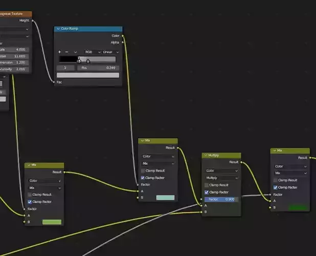 Ghibli Stylized Rocks Material
