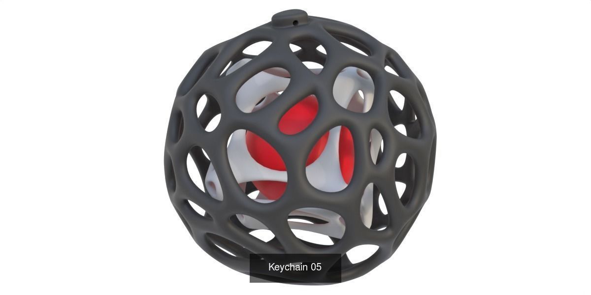 Keychain 3D Model Collection_5