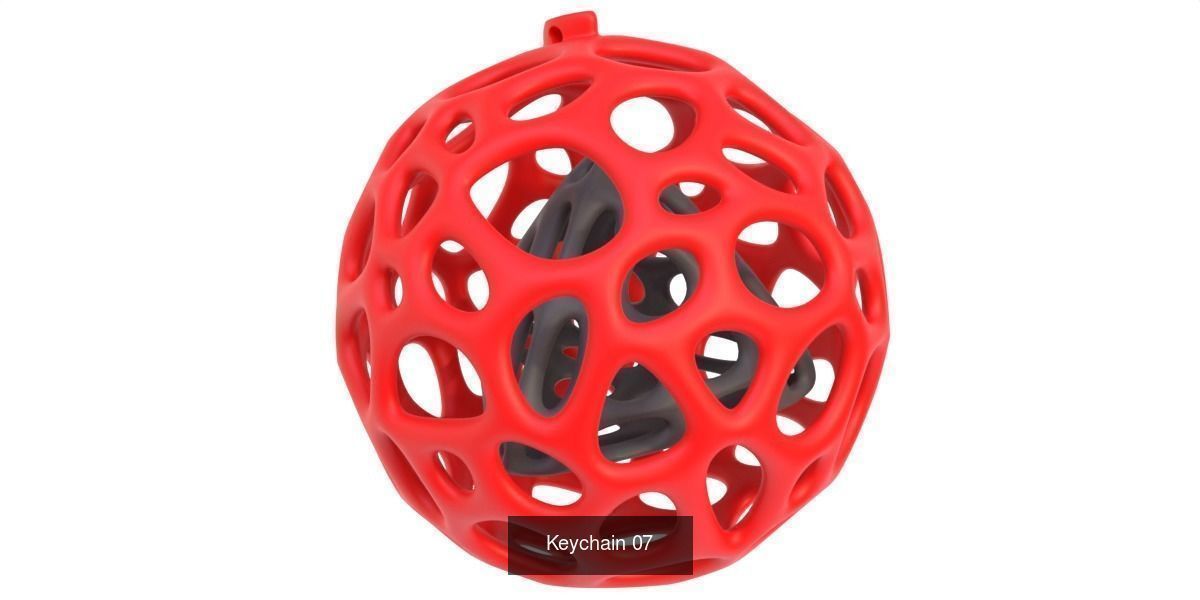Keychain 3D Model Collection_7