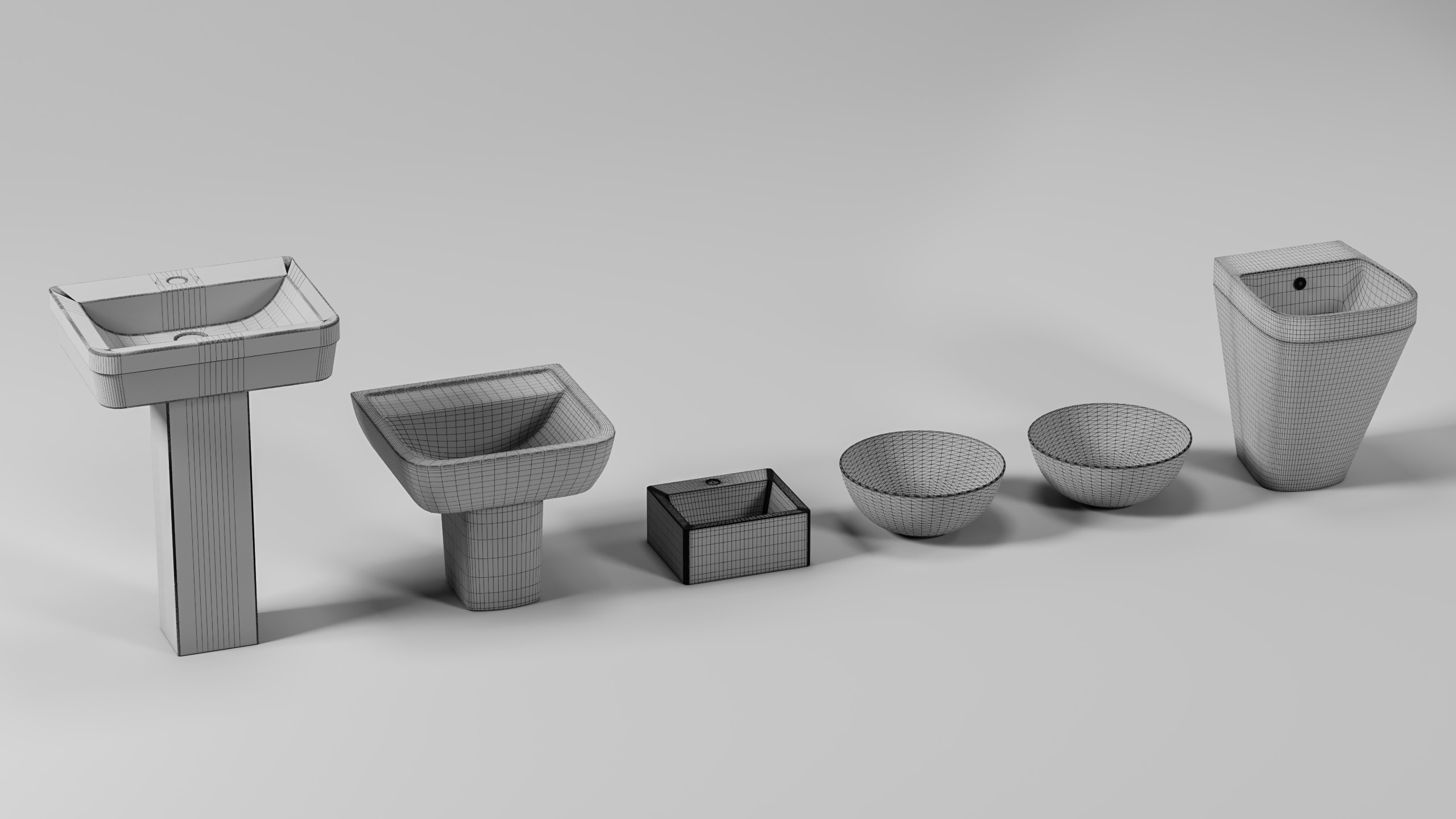 Basin Sink Collection 3D model_1