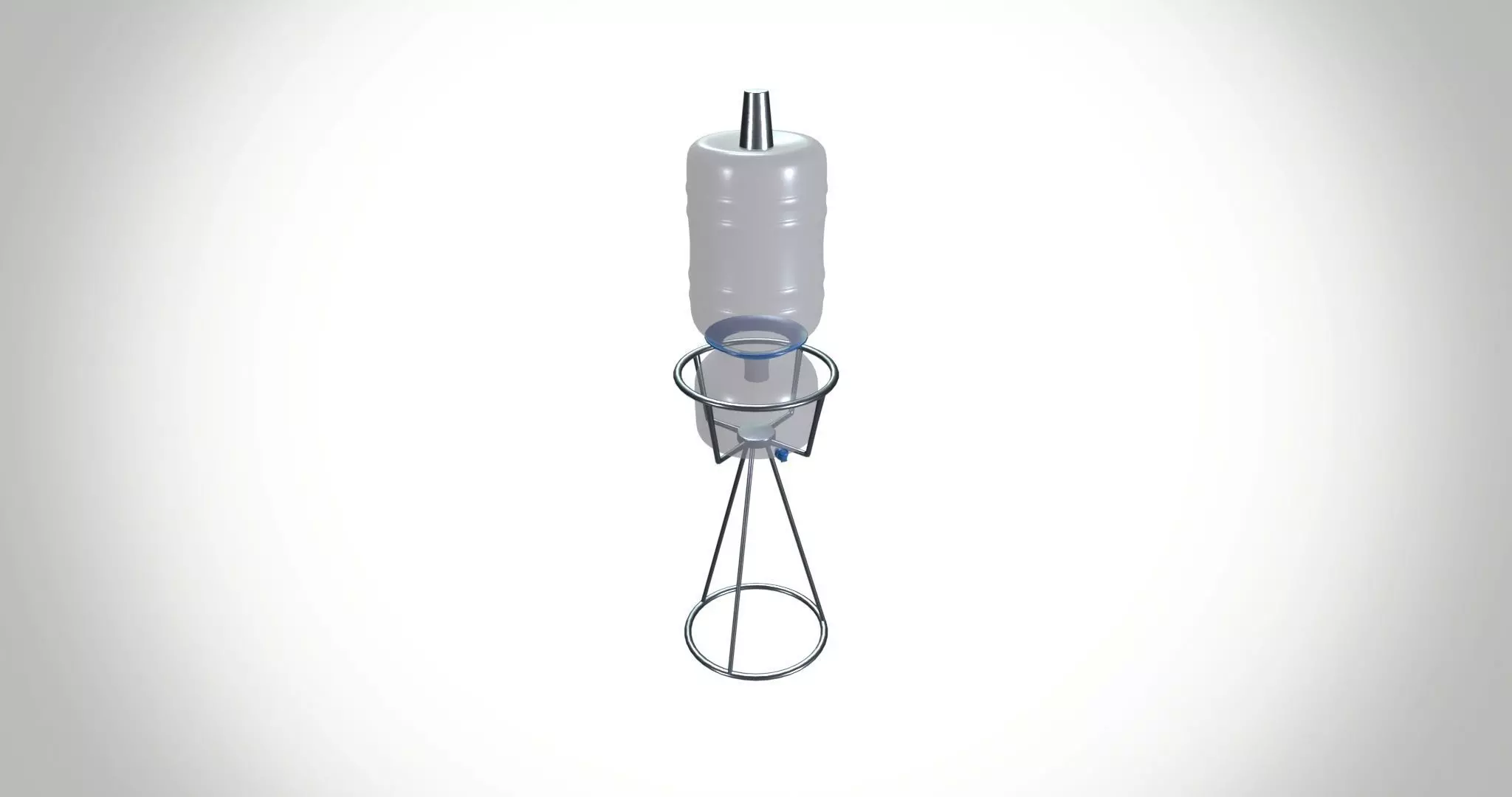 Water can and Stand 3D model_0