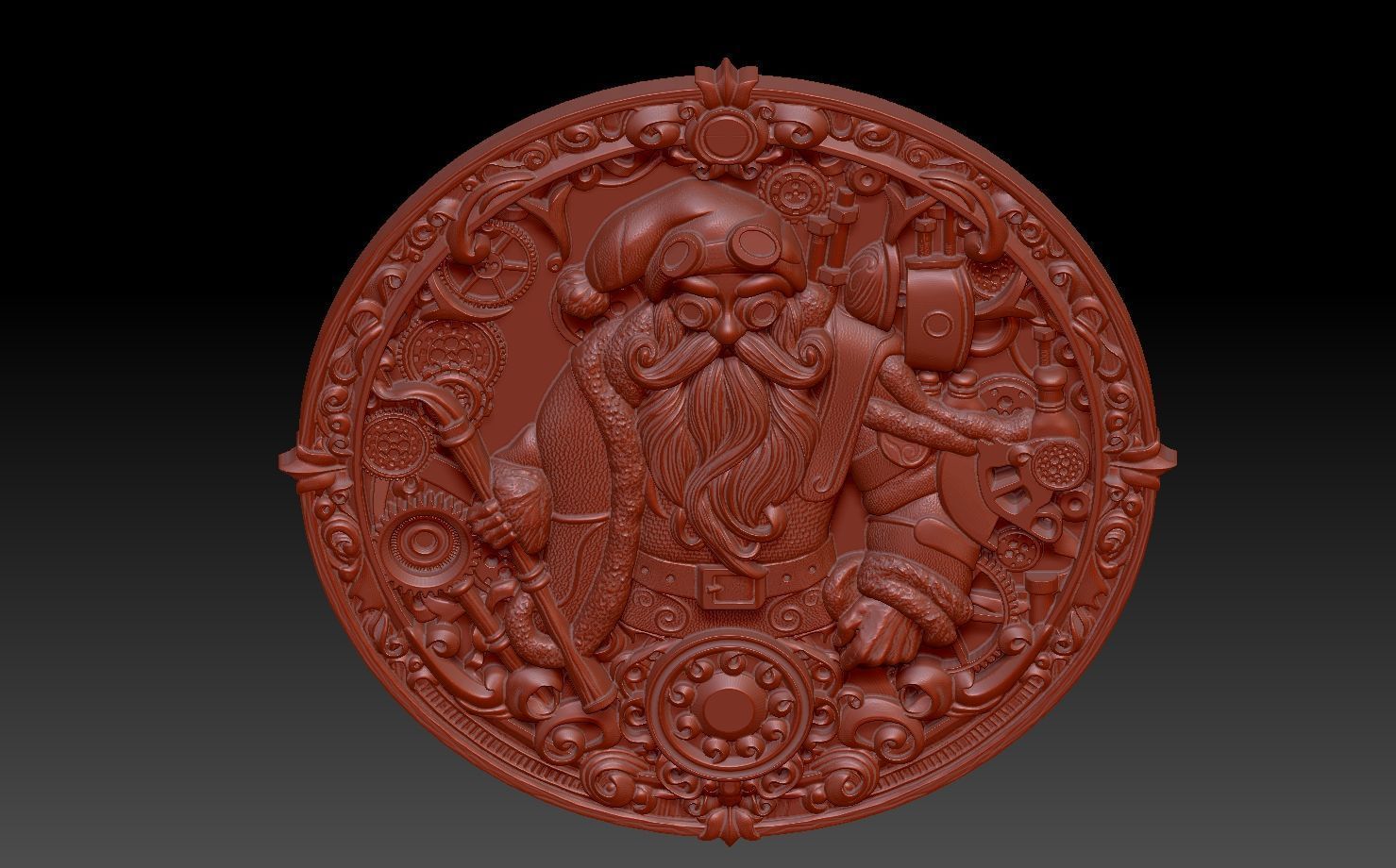 Santa Claus 3D print model_3
