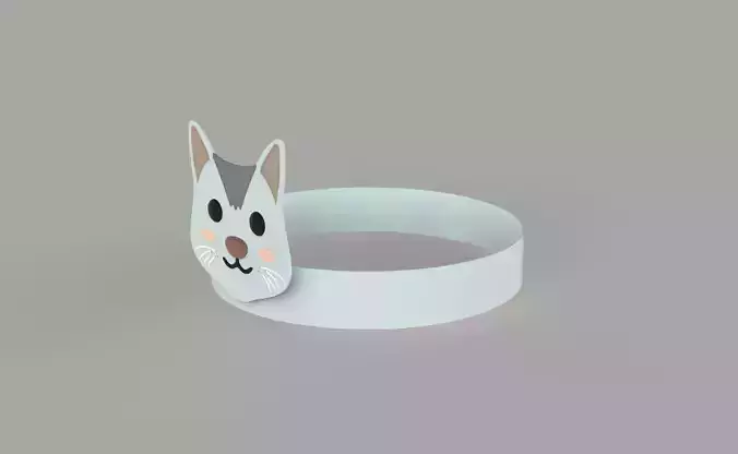 Paper Cat Headband