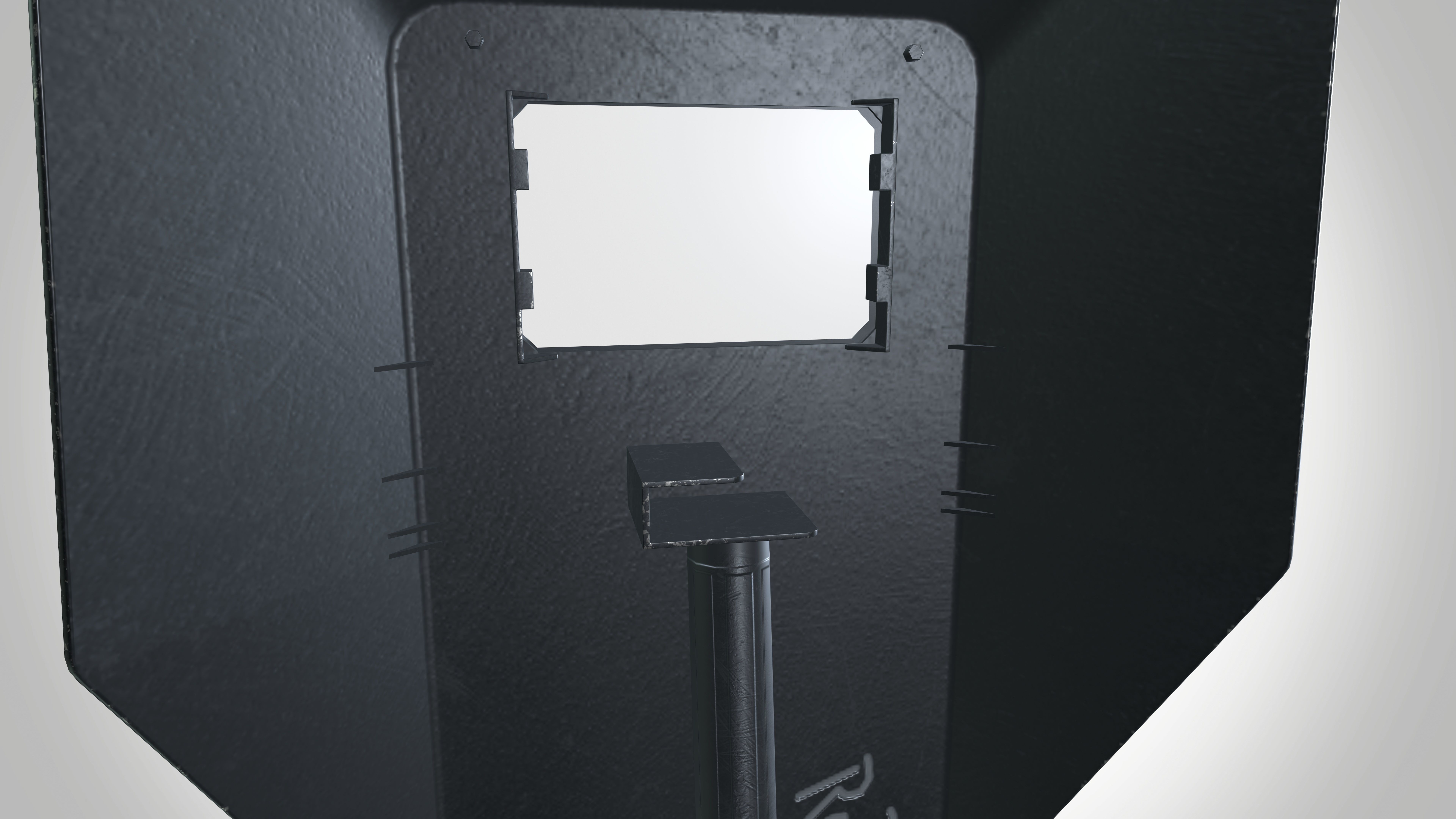 Welding Face Shield Low-poly 3D model_7