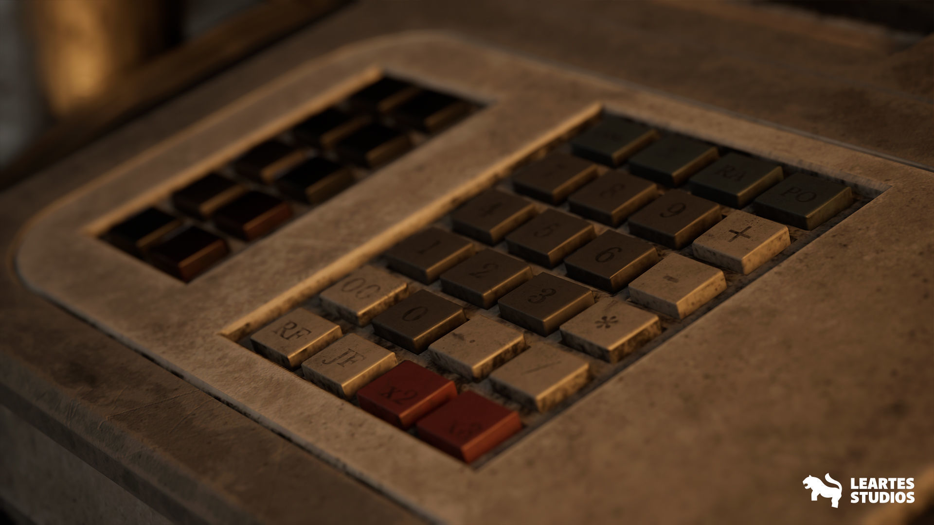 Post Apocalyptic Coffee Shop Low-poly 3D model_13