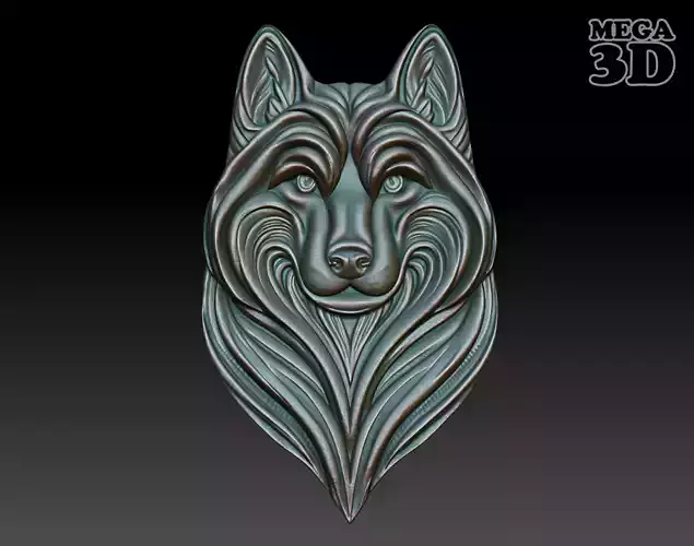 Dog basrelief 08 240808