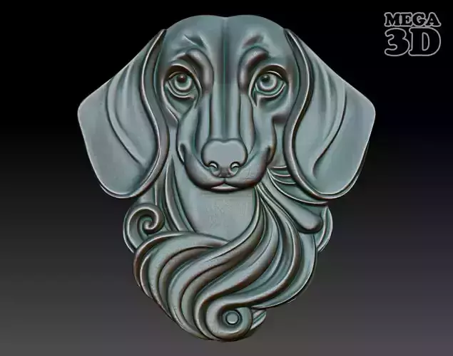 Dog basrelief 05 240808