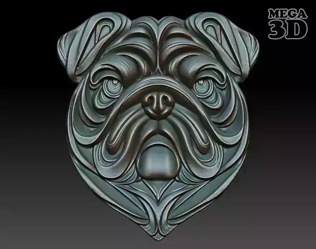 Dog basrelief 02 240808