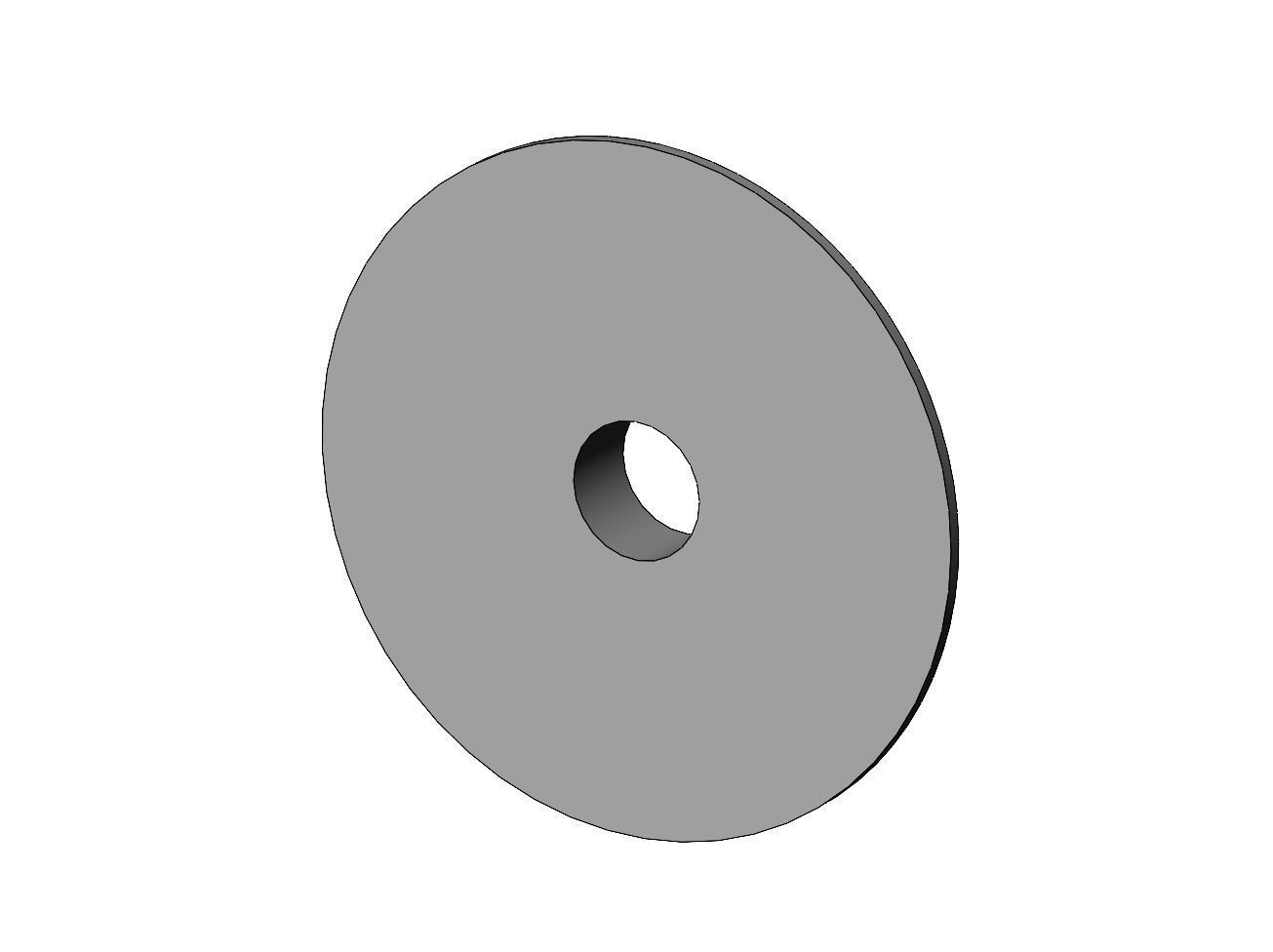 Carved leaf pattern classic 450mm medallion rosette relief 3D print model_5