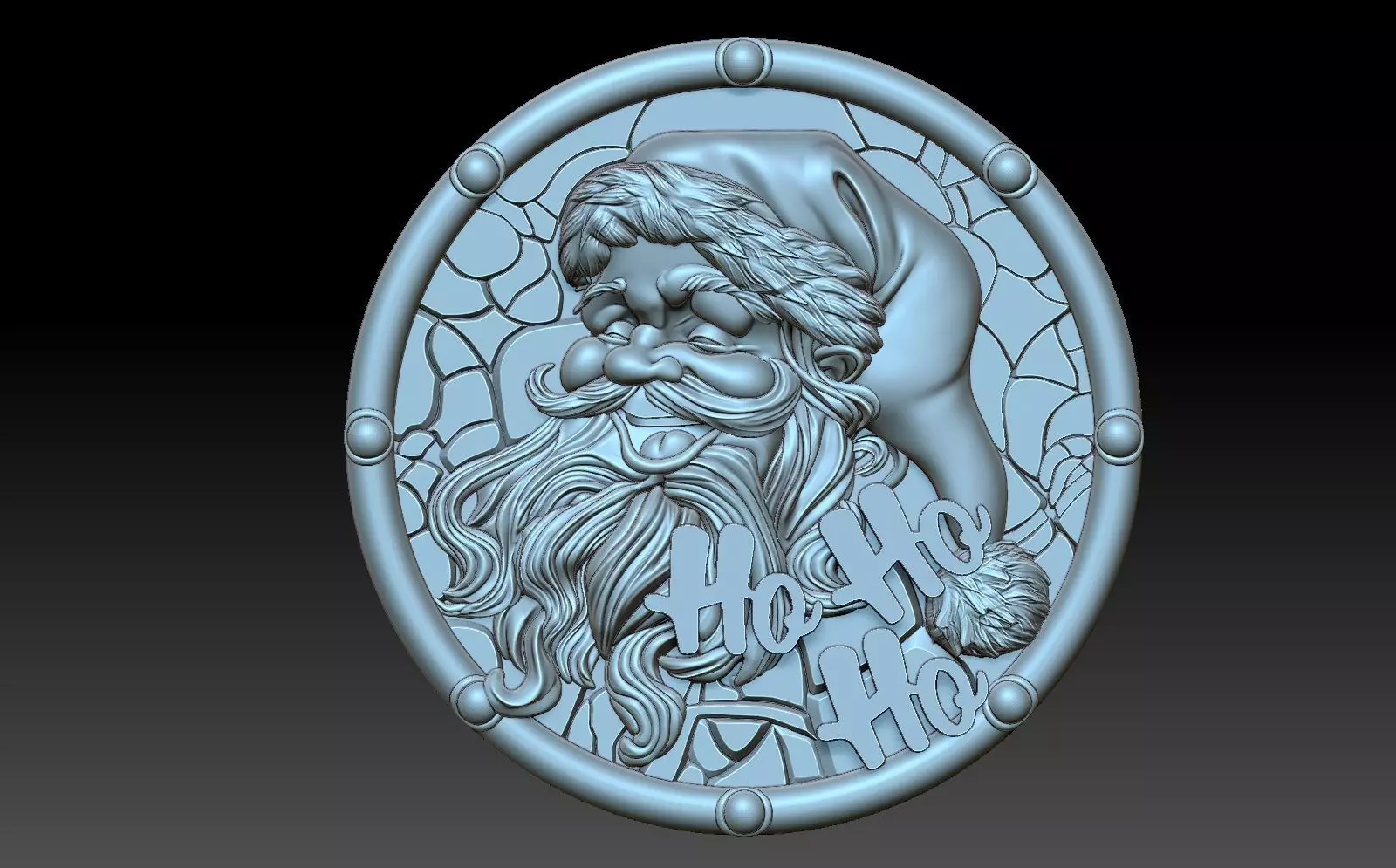 Santa Claus 3D print model_0