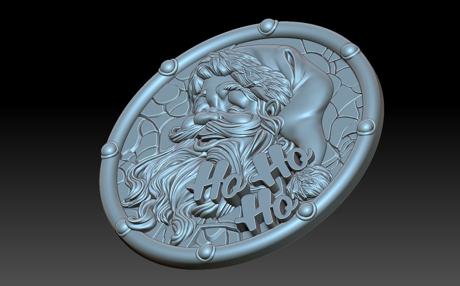 Santa Claus 3D print model_3
