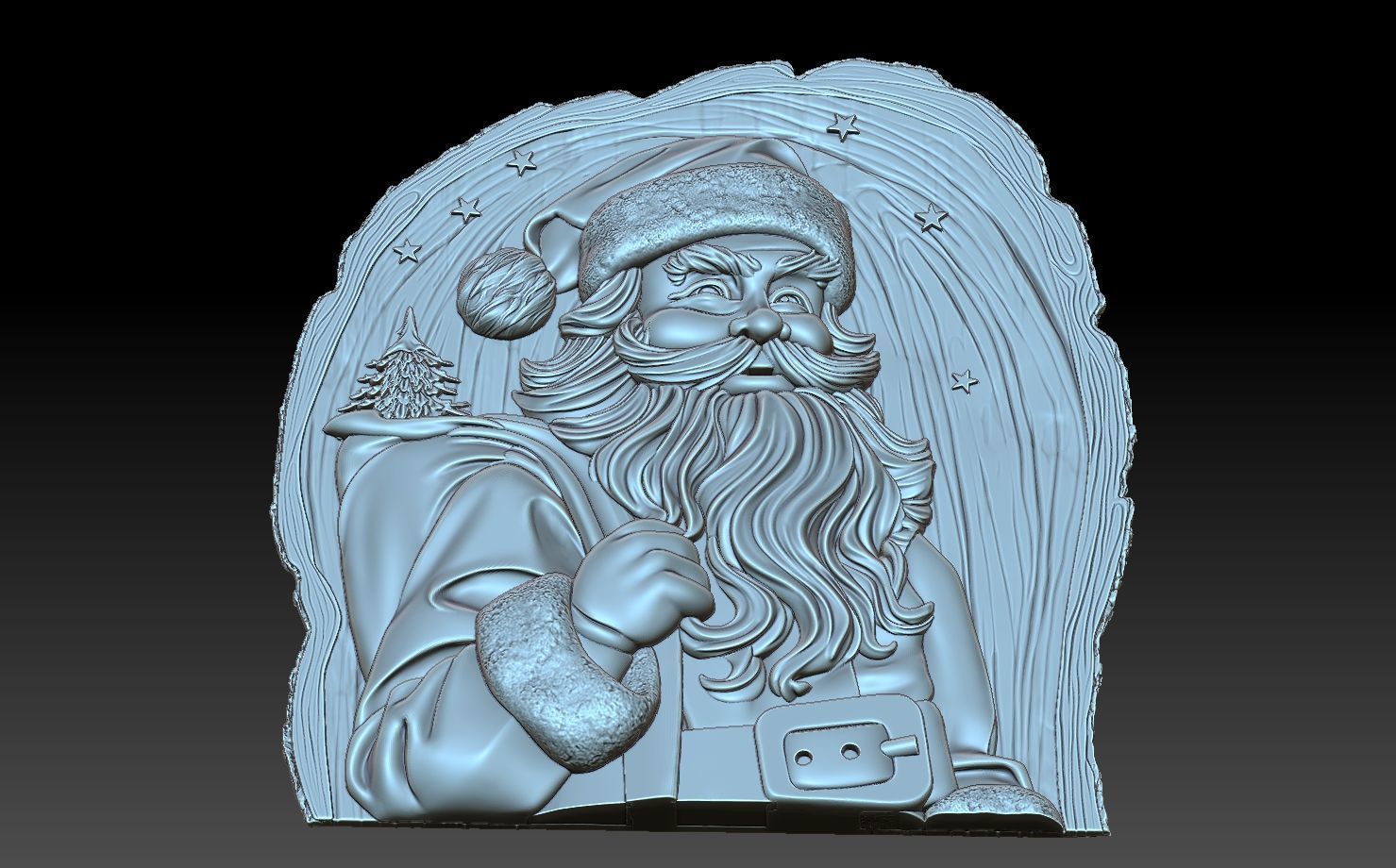 Santa Claus 3D print model_3