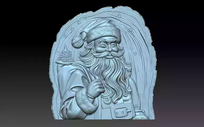 Santa Claus 3D print model