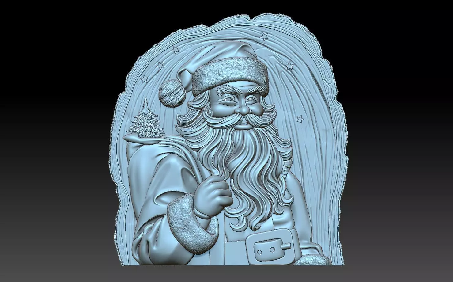 Santa Claus 3D print model_0