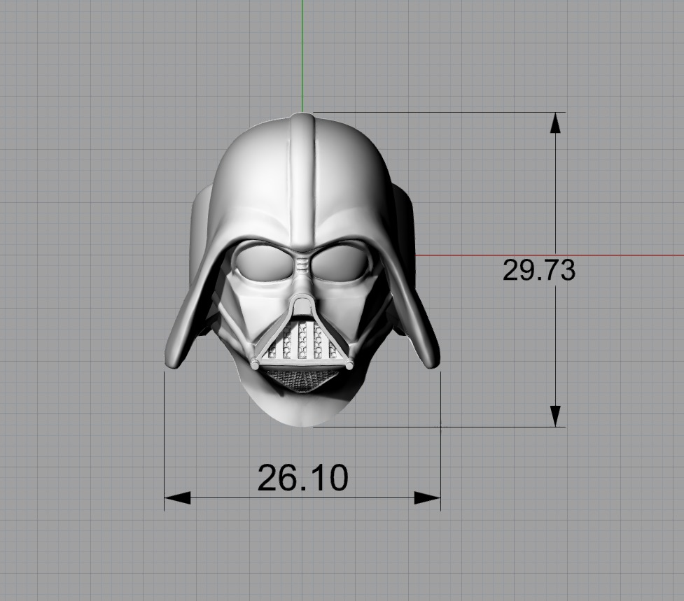 Ring Dark Vader 3D print model_2